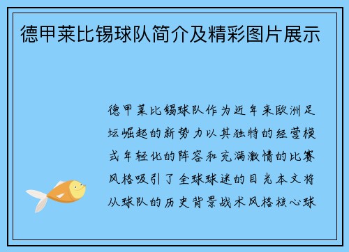 德甲莱比锡球队简介及精彩图片展示